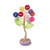 Resin Button Tree of Life Decorations AJEW-JF03414-02-2