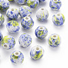 Handmade Porcelain Beads X-PORC-Q197-12mm-04-1