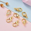 Zinc Alloy Lobster Claw Clasps LS-X-E106-G-6