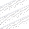 2 Yards Plastic Imitation Pearl & Polyester Beaded Trim Garland Strand OCOR-CY0004-08-1