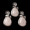 Natural Rose Quartz Pendants G-A031-02P-11-4