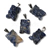 Natural & Synthetic Mixed Gemstone Pendants G-B127-09P-2