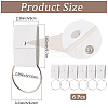 6Pcs PU Leather Towel Hook AJEW-CL0003-35B-2