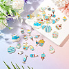 44Pcs 22 Styles Rack Plating Alloy Pendants FIND-TA0010-77-6