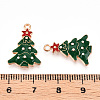 Christmas Theme Alloy Enamel Pendants ENAM-N056-403A-02-3