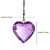 Glass Heart Pendant Decorations PW-WG83072-05-1