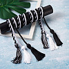 6Pcs 3 Style Polyester Tassel Big Pendant Decorations FIND-TA0001-51-11