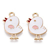 Alloy Enamel Pendants ENAM-S119-004A-2