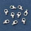 Zinc Alloy Lobster Claw Clasps X-PALLOY-R042-301-S-NF-1