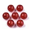 Transparent Crackle Acrylic Round Beads Strands CCG-R002-12mm-02-2