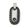 304 Stainless Steel Pendants STAS-F307-03EB-1