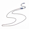 Ion Plating(IP) 304 Stainless Steel Cable Chain Necklace for Men Women STAS-G299-04M-1