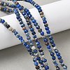 Dyed Natural Regalite/Imperial Jasper/Sea Sediment Jasper Beads Strands G-B124-C05-01-5