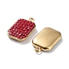 Ion Plating(IP) Golden 304 Stainless Steel Rhinestone Pendants STAS-P339-05G-2