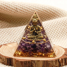 Orgonite Pyramid Resin Energy Generators WG30093-01