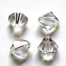 Imitation Austrian Crystal Beads SWAR-F022-10x10mm-001