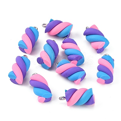 Handmade Polymer Clay Charms LS-X-CLAY-T016-83M-1