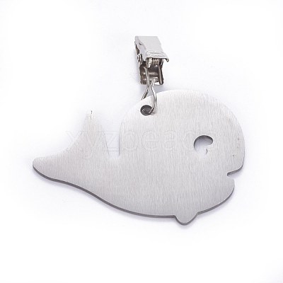 Stainless Steel Tablecloth Pendants X-STAS-WH0013-02P-1