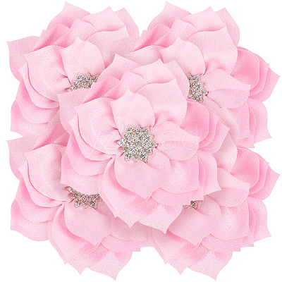 Polyester & Rhinestones Ornament Accessories DIY-WH20063-015E-1