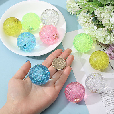 10Pcs 5 Colors Resin Round Thumb Grip Cap DIY-CA0006-79-1