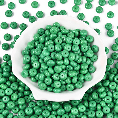 Opaque Baking Paint Glass Seed Beads SEED-N008-03A-04-1