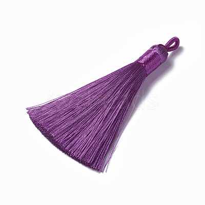 Polyester Tassel Pendants FIND-I009-B15-1
