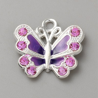 Alloy Rhinestone Pendants FIND-WH0148-234G-1