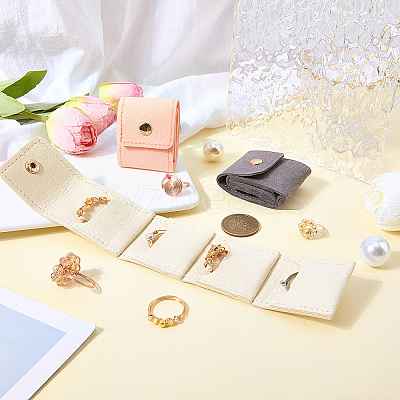 3Pcs 3 Colors PU Leather Jewelry Rolls ABAG-CL0001-43A-1