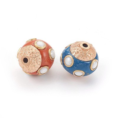 Handmade Indonesia Beads IPDL-E012-14-1
