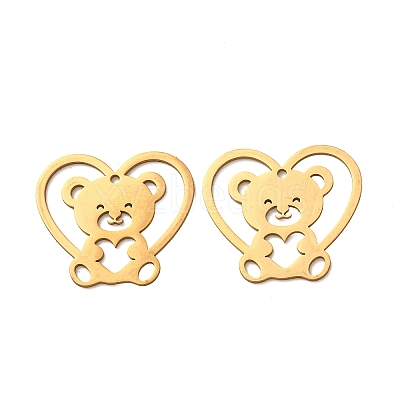 201 Stainless Steel Pendants SA-CBA49C1-01G-1