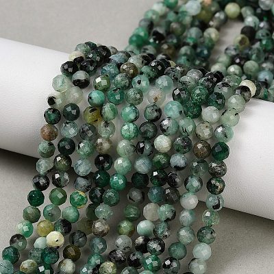 Natural Emerald Beads Strands G-Z106-A02-4mm-1