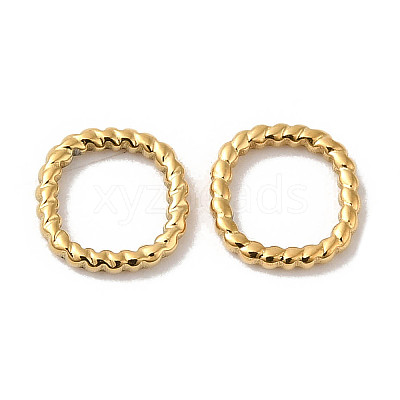 Manual Polishing 304 Stainless Steel Link Rings STAS-P335-16G-1