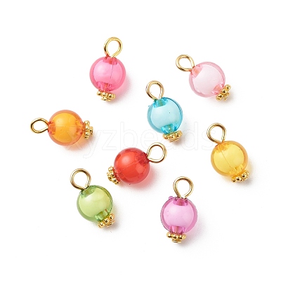 Transparent Acrylic Pendants PALLOY-JF01834-07-1