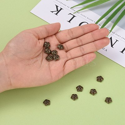 Tibetan Style Bead Caps X-TIBEB-A24621-AB-FF-1