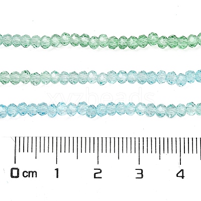 Transparent Painted Glass Beads Strands DGLA-A034-T2mm-A16-1