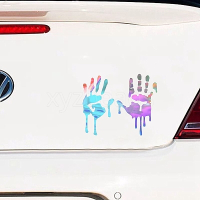 Car Decals- 1 Pcs Hand Car Hood Sticker ST-F711-2-1