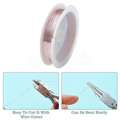 Copper Jewelry Wire CWIR-CW0.6mm-25-1