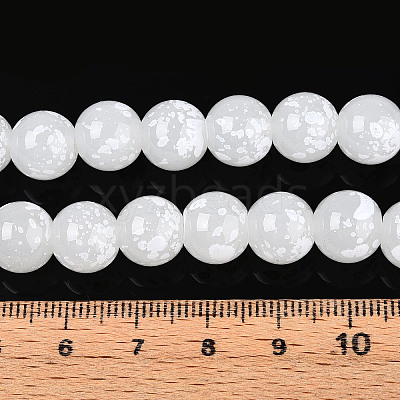 Baking Paint Glass Beads X1-DGLA-N015-10mm-01-1