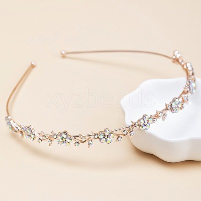 Iron with Rhinestone Hair Bands for Girl PW-WG77244-08-1