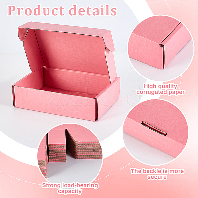 Cardboard Paper Shipping Box LS-CON-WH0106-24B-1