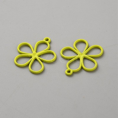 Hollow Out Spray Painted Alloy Pendants LS-FIND-WH20008-19A-1