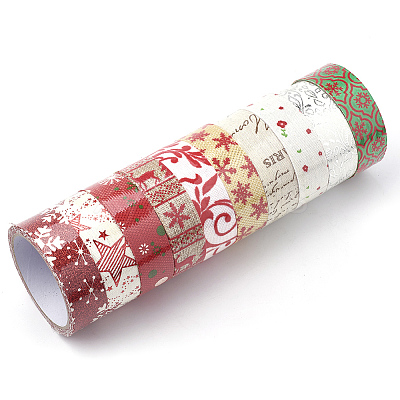 Self Adhesive Single Face Pattern Printed Burlap Ribbon OCOR-T010-05-1