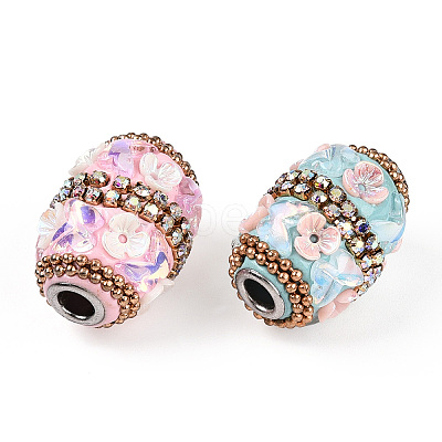 Handmade Indonesia Alloy Beads IPDL-B001-06-1