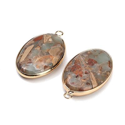 Dyed Synthetic Imperial Jasper Pendants GG-CBAA20A-04G-01-1