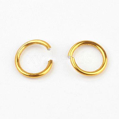 Anodized Aluminum Open Jump Rings ALUM-R005-1.0x8mm-1