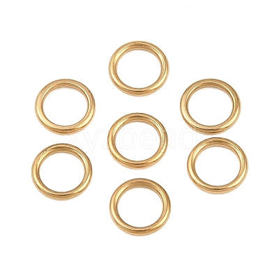 Ion Plating(IP) 304 Stainless Steel Closed Jump Rings STAS-G393-06G-08-1