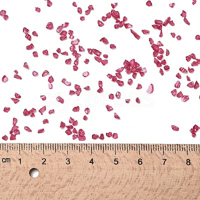 Transparent Electroplate Crushed Glass Craft GLAA-F123-12-1