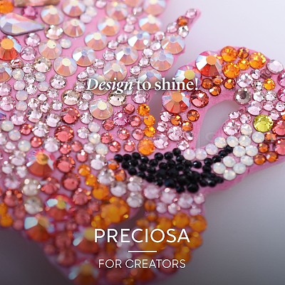 Preciosa® Crystal Hotfix Flatback Stones Y-PRC-HSS6-70020-200-1