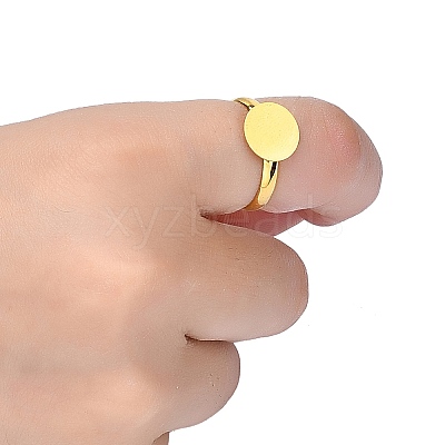 Brass Pad Ring Base Findings EC022-G-1