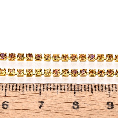 Iron Rhinestone Cup Chains CH-T006-05B-12-1